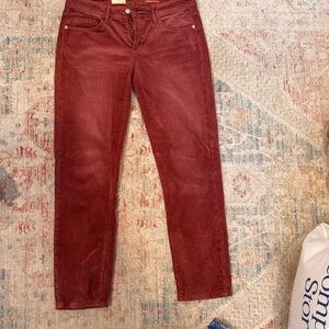 Corduroy pants from Anthropologie
